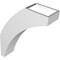 Ekena Millwork 4-in. W x 14-in. D x 18-in. H Thorton Architectural Grade PVC Knee Brace BRCP04X14X18THR - alternate 3